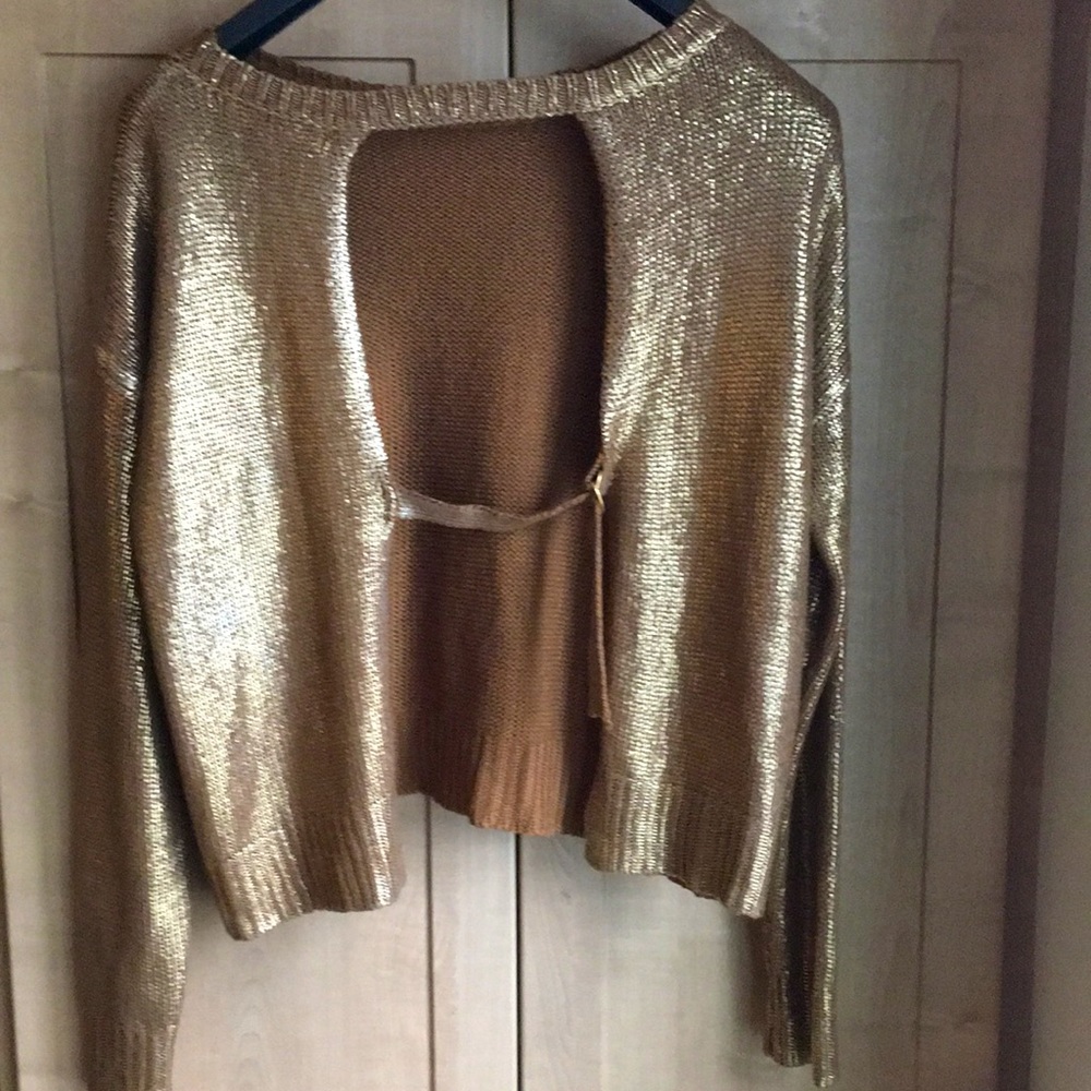 Rustic Gold Sweater ✨ - Picture 4 of 7